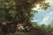 Denys Van Alsloot Extensive Wooded Landscape with Cephalus and Procris oil painting